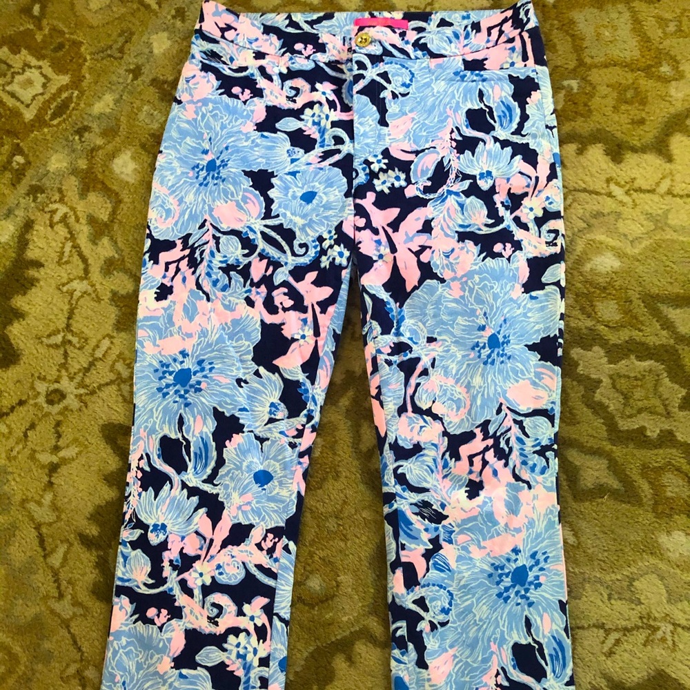 Lily Pulitzer ankle length pants size 10!